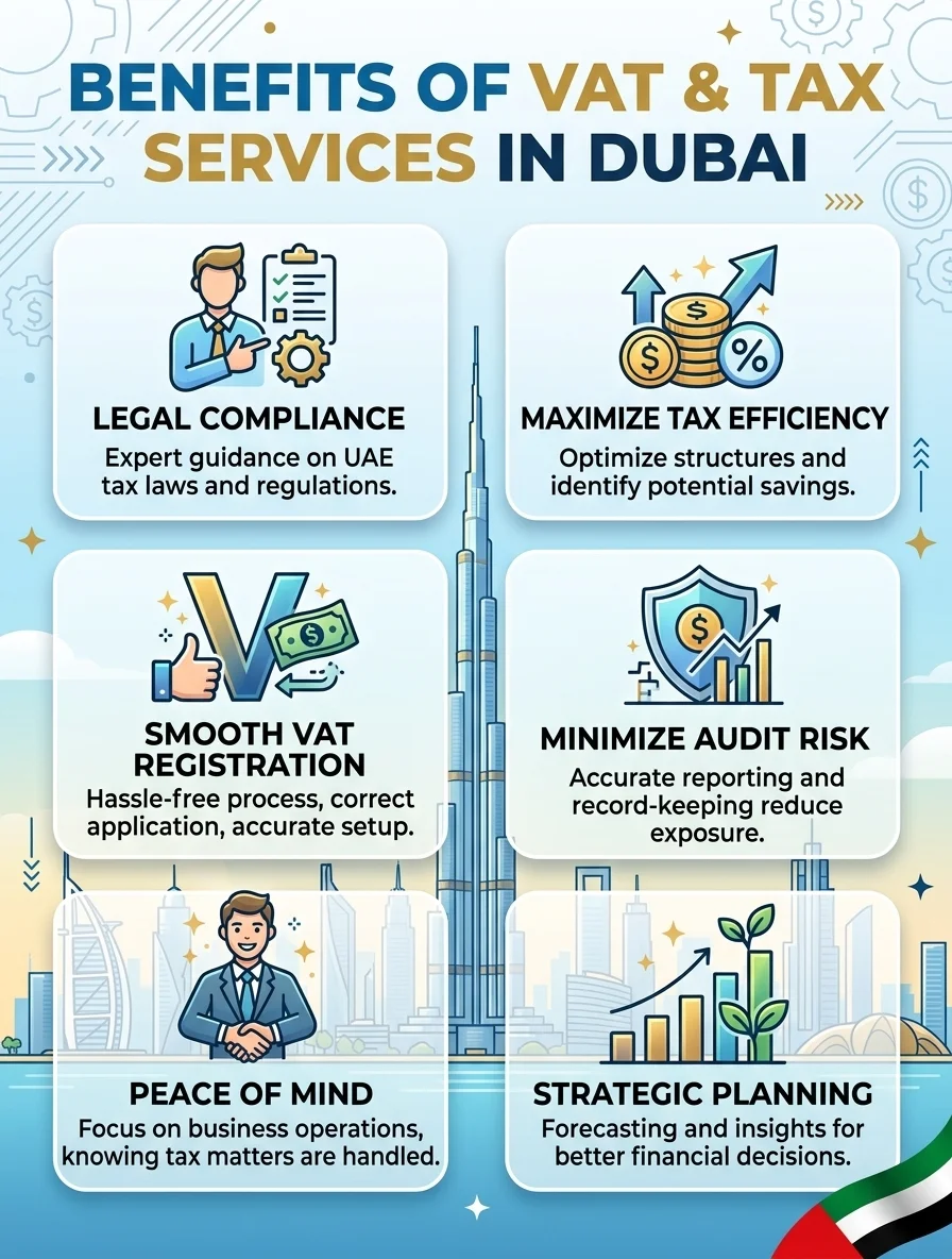 Benefits VAT & Tax Services Dubai